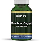 Kanchnar Guggul – Thyroid & Glandular Harmony – 120 Vegan Capsules – Harmony Nutraceuticals Guggul Resin