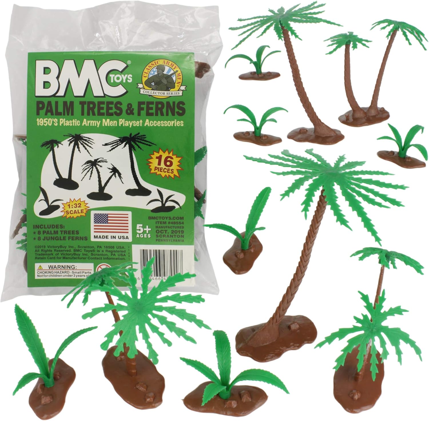 Amazon Com Bmc Classic Marx Palm Trees Jungle Ferns 16pc