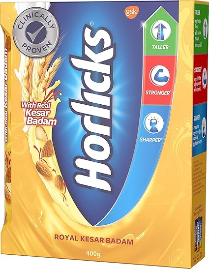 Horlicks Health and Nutrition drink - 400 g Refill pack (Kesar Badam)