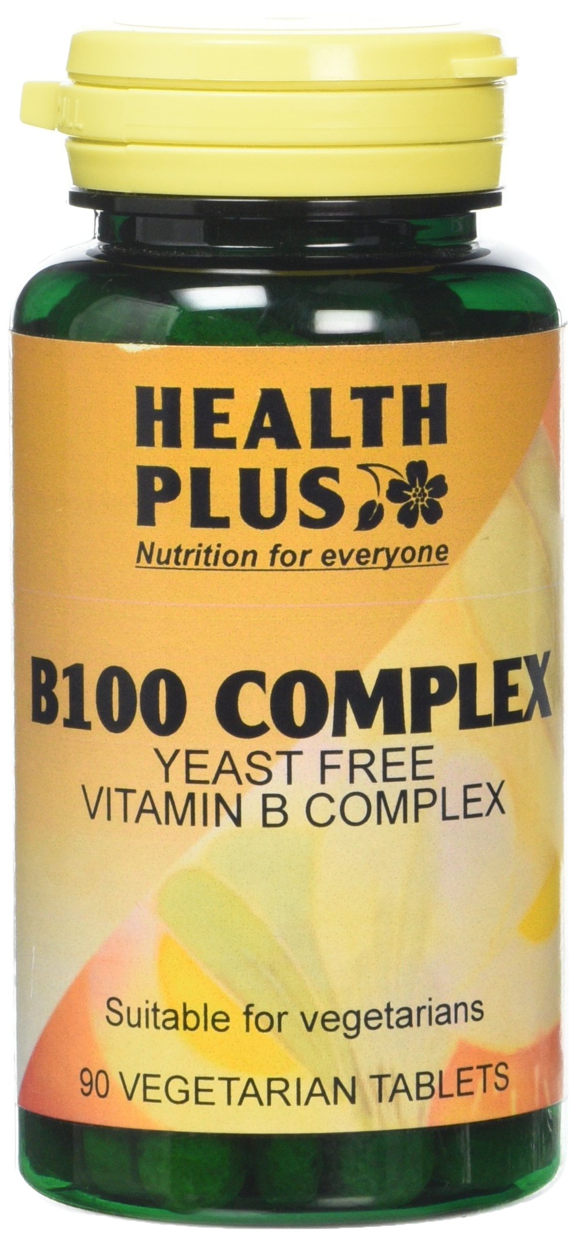Health Plus B100 Complex Vitamin B Supplement - 90 Tablets