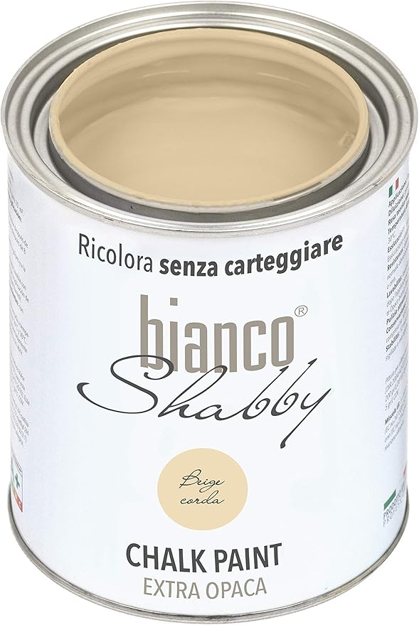 CHALK PAINT Beige corda per Mobili e Pareti Pittura Shabby Chic