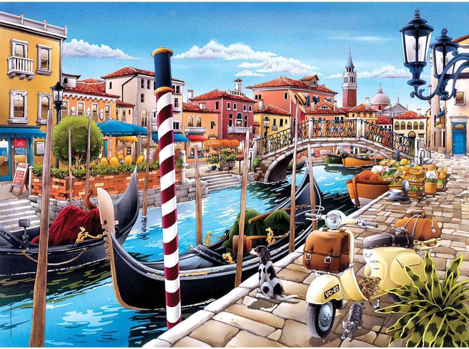 Venetian Lagoon Jigsaw Puzzle, 500 Pieces, Made in Italy