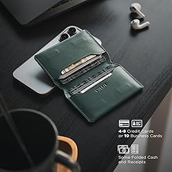 VULKIT Slim Minimalist Card Holder RFID Blocking