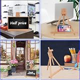 ASelected Wooden 45cm Tabletop Easel, Adjustable Studio Canvas Mini Display view 7