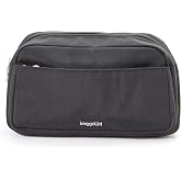 Baggallini Pocket Cosmetic with Brush Organization - Lightweight 9.4&rdquo;x5.5&rdquo;x3.5&rdquo; Makeup Bag - Travel Essentials Makeup Organizer