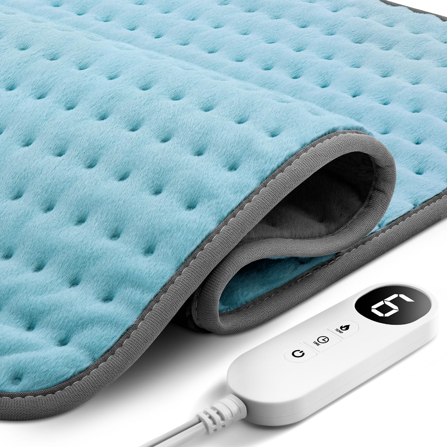 Photo 1 of Heating Pad XXL for Back Pain Relief, Heated Pad for Neck/Shoulders/Legs/Knees/Feet/Cramps, Heat Pads for Women, Birthday Mothers Day Gifts for Mom Wife Grandma Her, 6 Heat Settings, Auto-Off, 20"x24"