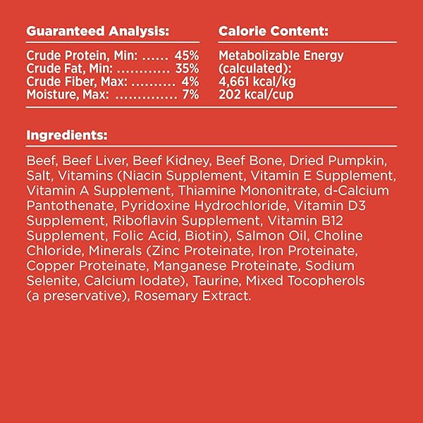 BIXBI RAWBBLE FREEZE DRIED CAT FOOD, BEEF RECIPE, 10 OZ – 97% MEAT AND ORGANS, NO FILLERS – PANTRY-FRIENDLY RAW CAT FOOD FOR MEAL, TREAT OR FOOD TOPPER – USA MADE IN SMALL BATCHES
