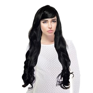 Meawig Beautiful Wig For Women Very Long Curly Hair With A