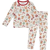pureborn Baby Toddler Kids Viscose from Bamboo Pajamas Set Pjs 2pcs 18M-8Y
