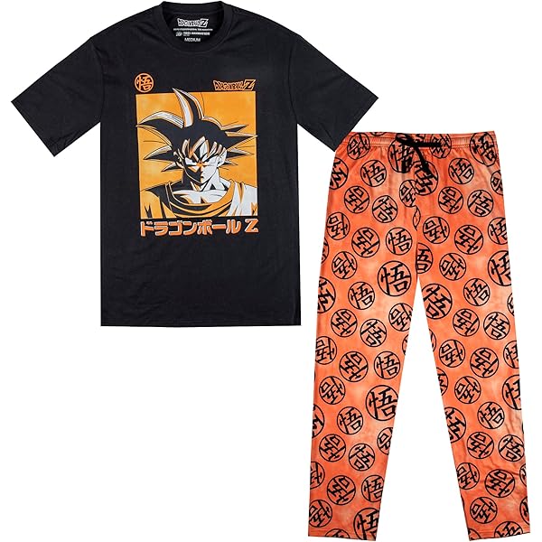 Dragon Ball Z Bas De Pyjama Homme Ado Pantalon Pyjama Détente