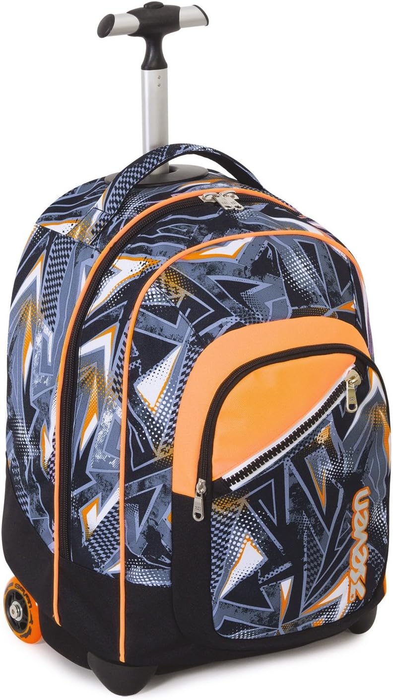 ZAINO TROLLEY SEVEN JACK DETACH - MELT GIRL 3 RUOTE SGANCIABILE 34