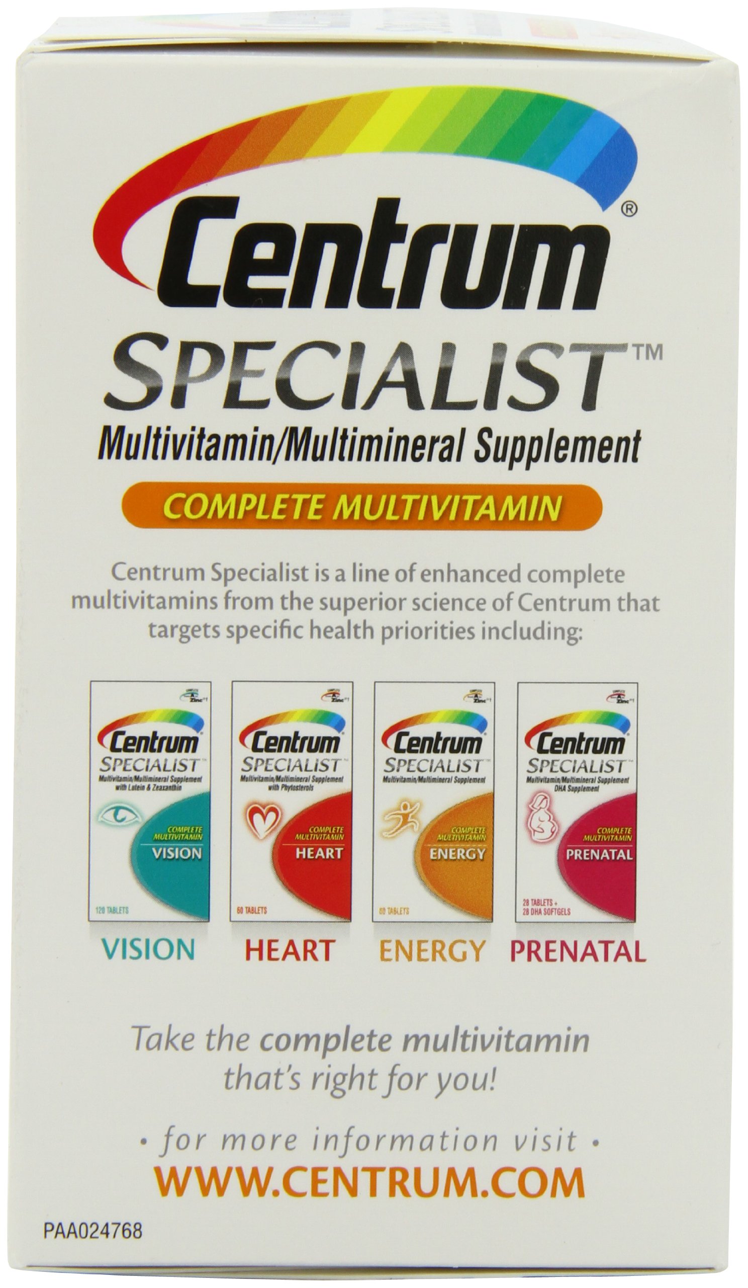 Centrum Specialist Energy (120 Count) Complete Multivitamin