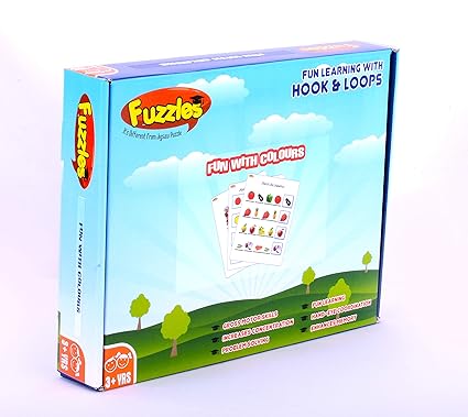 Fuzzles Educational Games  Fun with Colours  for Pre Schoolers for Children of Age 2 Years, Age 3 Years, Age 4 Years to Learn Colours Through Puzzles