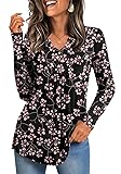 CATHY Womens Long Sleeve Tops 2025 Fall Fashion