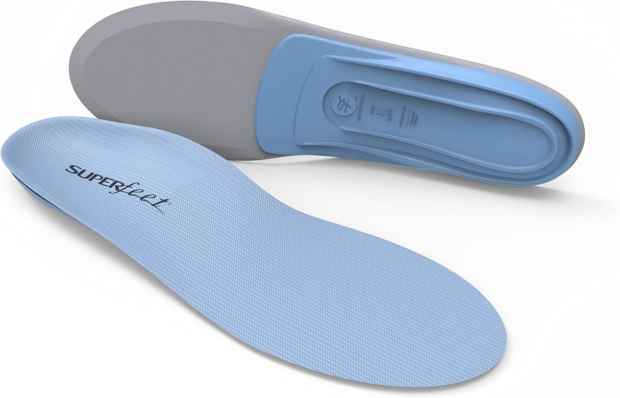 Superfeet BLUE Insoles, ProfessionalGrade Orthotic Insert for Medium