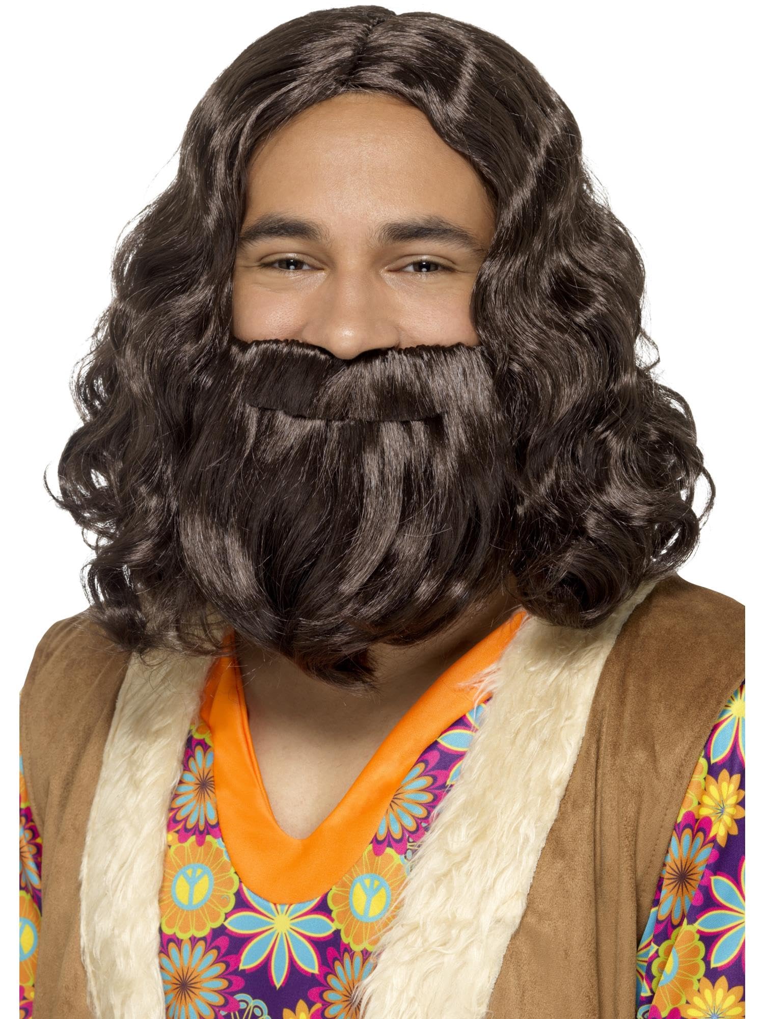 Hippie/Jesus Wig and Beard Set