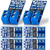 6 PCS Dual High-Power MOSFET Trigger Switch Drive Module, Upgrade 0-20KHz PWM Adjustment Electronic Switch Control Board Motor Speed Controller, Lamp Brightness Control, DC 5V-36V 400W, 15A (Max 30A)