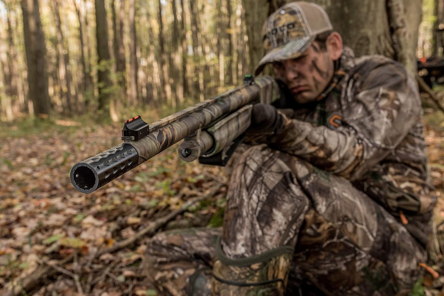 TRUGLO TruPoint Xtreme Universal Shotgun Sights with Luminescent Alignment Level and Elevation Ramp for Ribbed Shotgun : Sports & Outdoors