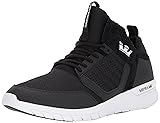 Supra Method Skate Shoe, Black White, 10 Regular US