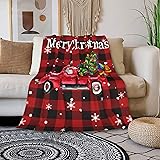 Merry Christmas Throw Blanket, Lightweight Soft