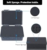 Lykus HC-1820 Mini Hard Case Dry Box Foam Insert IP66 Splash-Proof Cellphone view 2