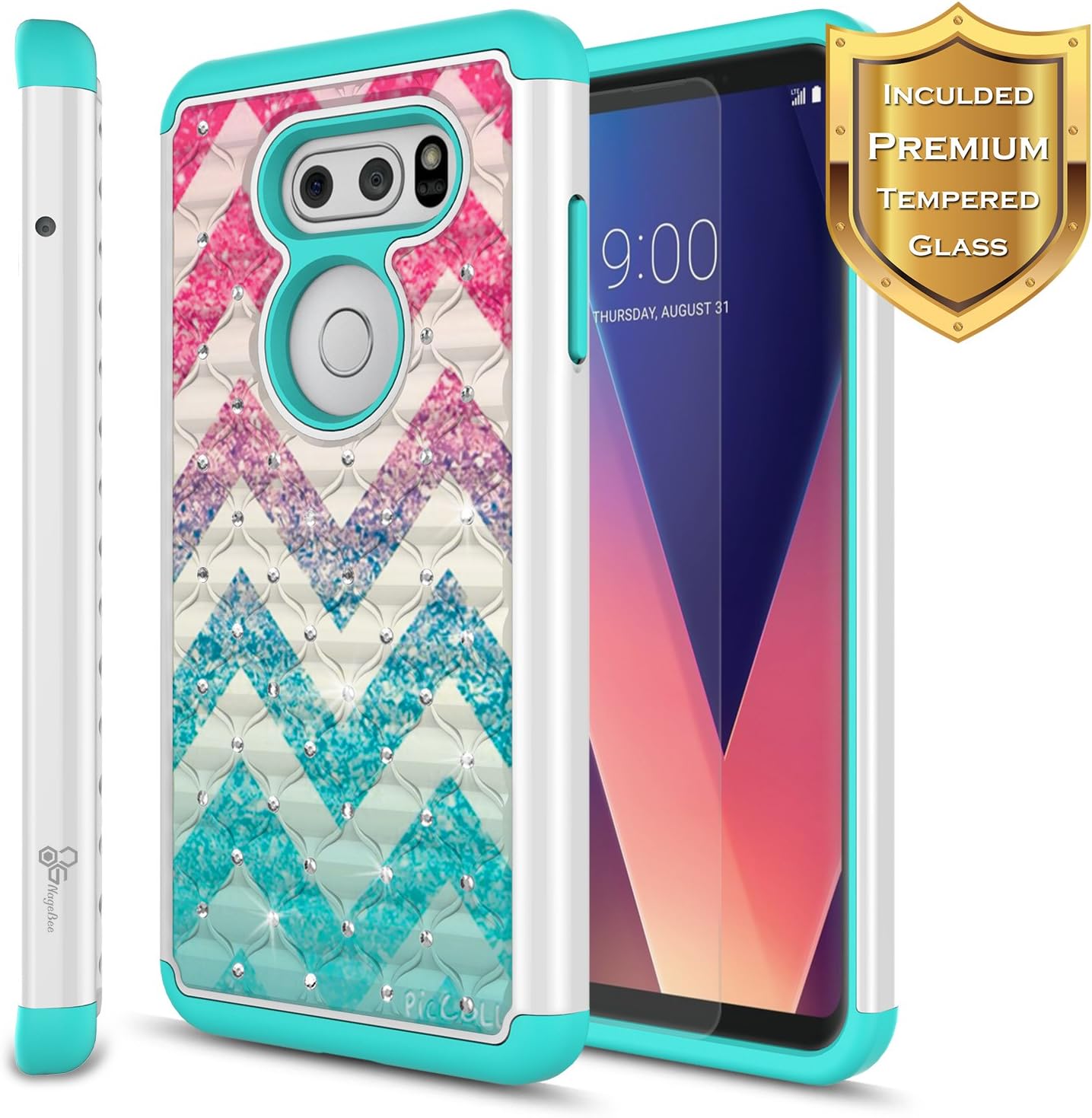 Best lg v30 tempered glass screen cover