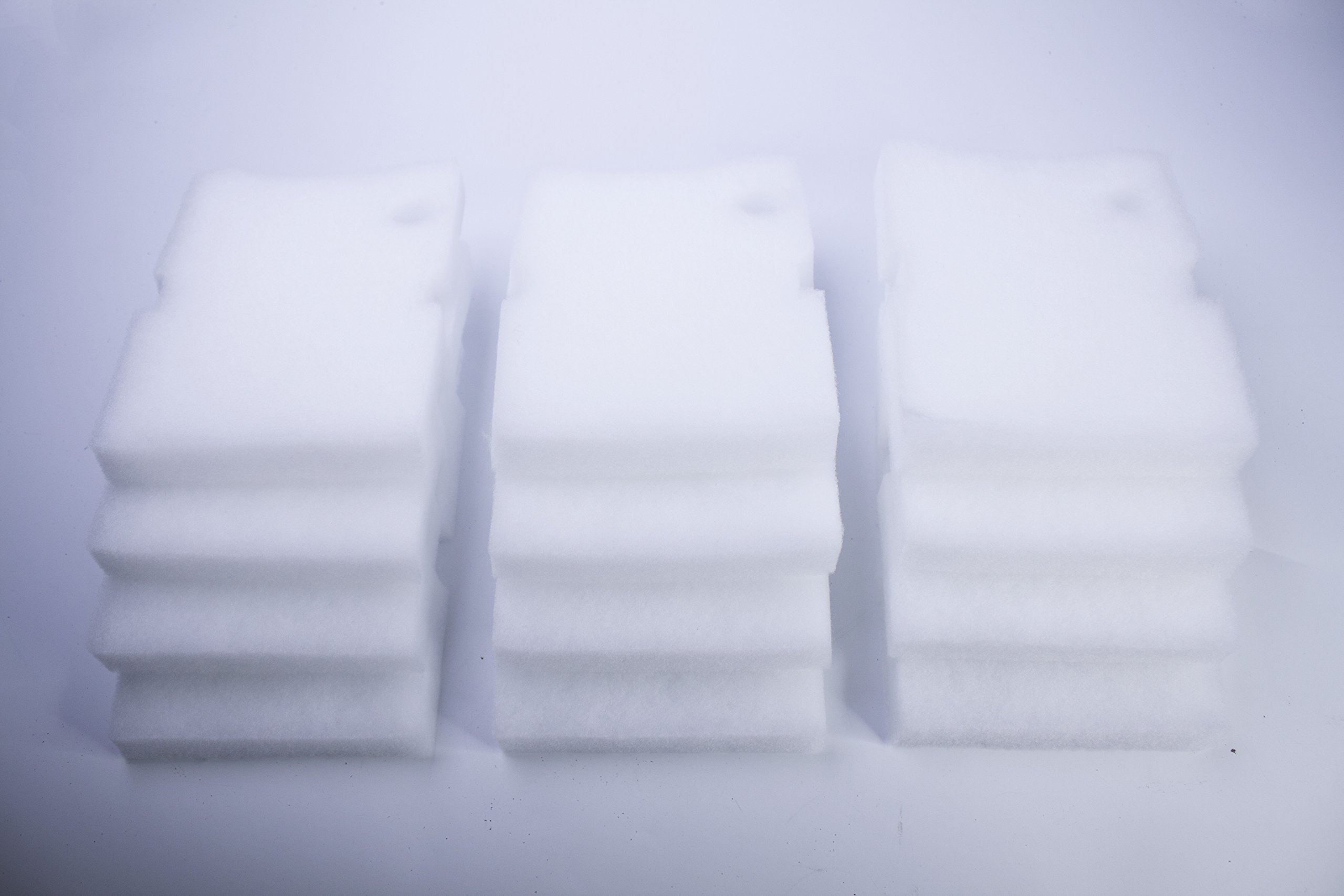 LTWHOME White Fine Filter Media Fit for Hydor Professional Canister Filter 450/600 (Pack of 12)