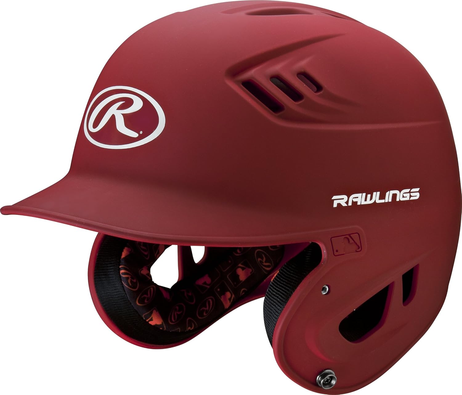 Rawlings R16 Series Matte Batting Helmet Team Sports Protective Gear