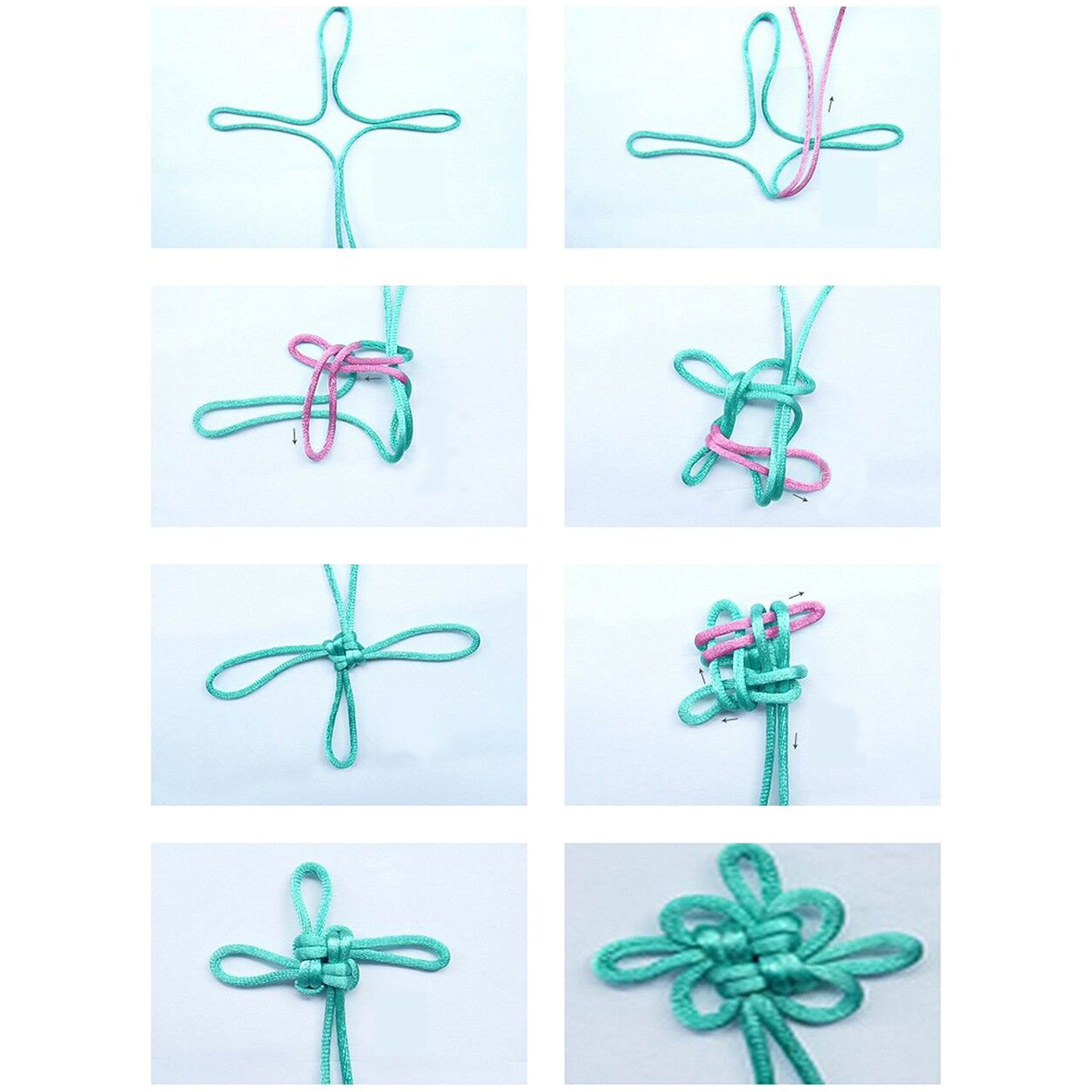 12 Colors 120 Yards 2mm Satin/Rattail Nylon Cord, Nylon Beading String for Necklace, Bracelet, Jewelry Making