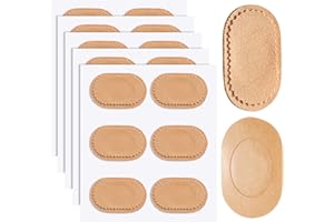Funtery 30 Pcs Foot Callus Cushion Toe Cushions Pad Foot Protector Pads Corn Mat Patches Shoe Accessories for Women Men Fabric Feet Heel Toe Protector Pads