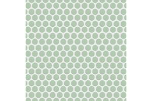 SOMERTILE Merola Tile Metro Penny Matte Light Green 9-3/4" x 11-1/2" Porcelain Floor and Wall Tile