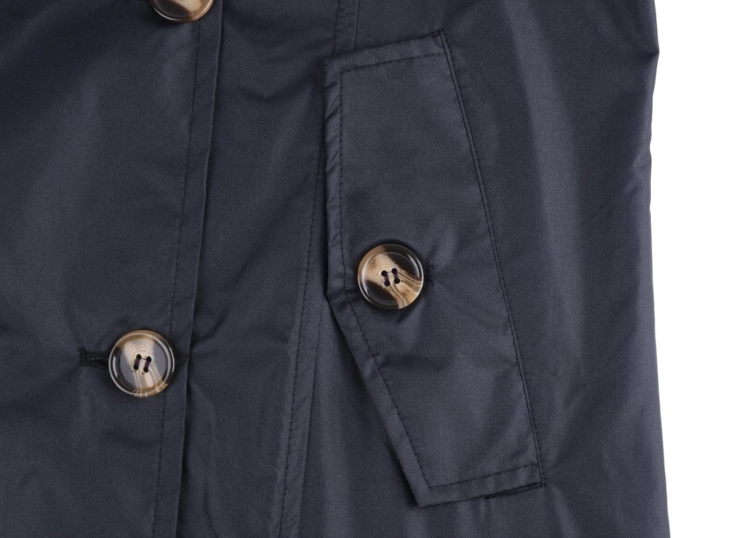 qzunique women's waterproof packable rain jacket