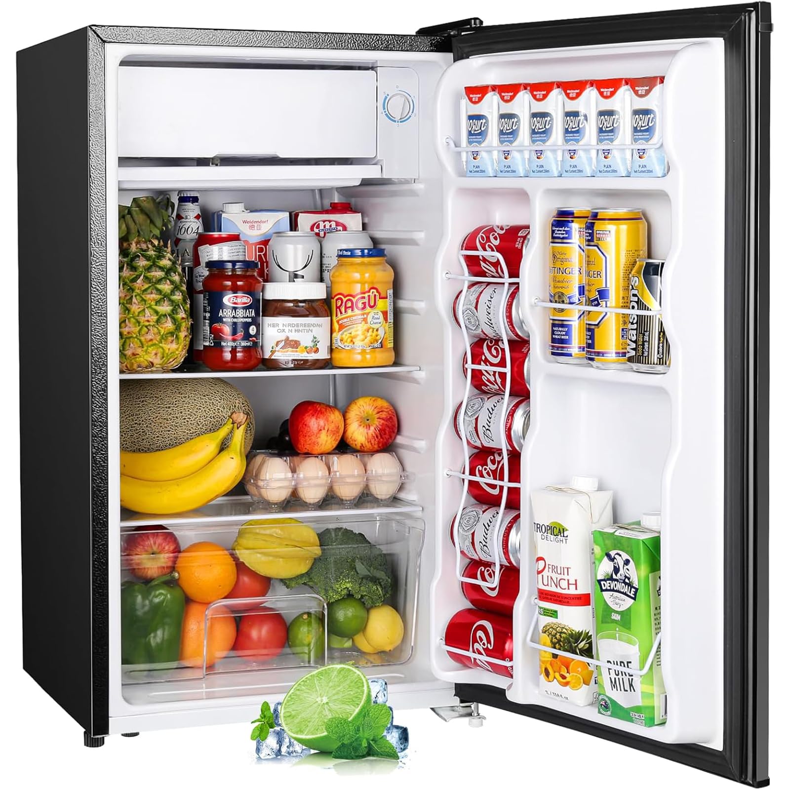 Upstreman 3.2 Cu.Ft Mini Fridge with