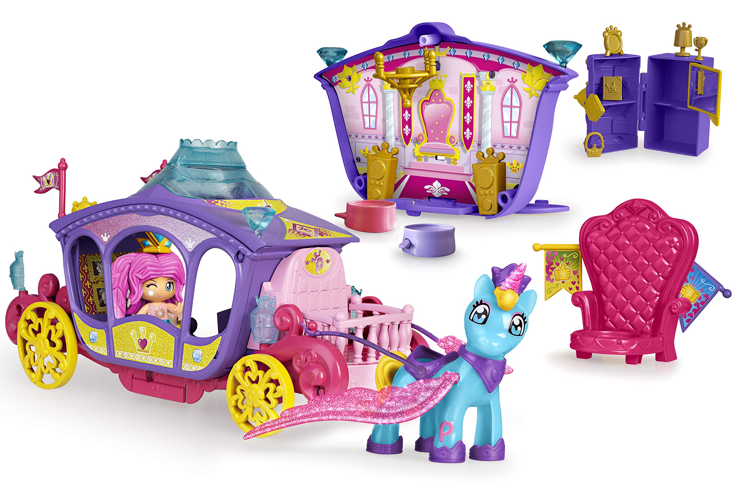 Pinypon Queen Carriage with Unicorn (Famous 700015805)