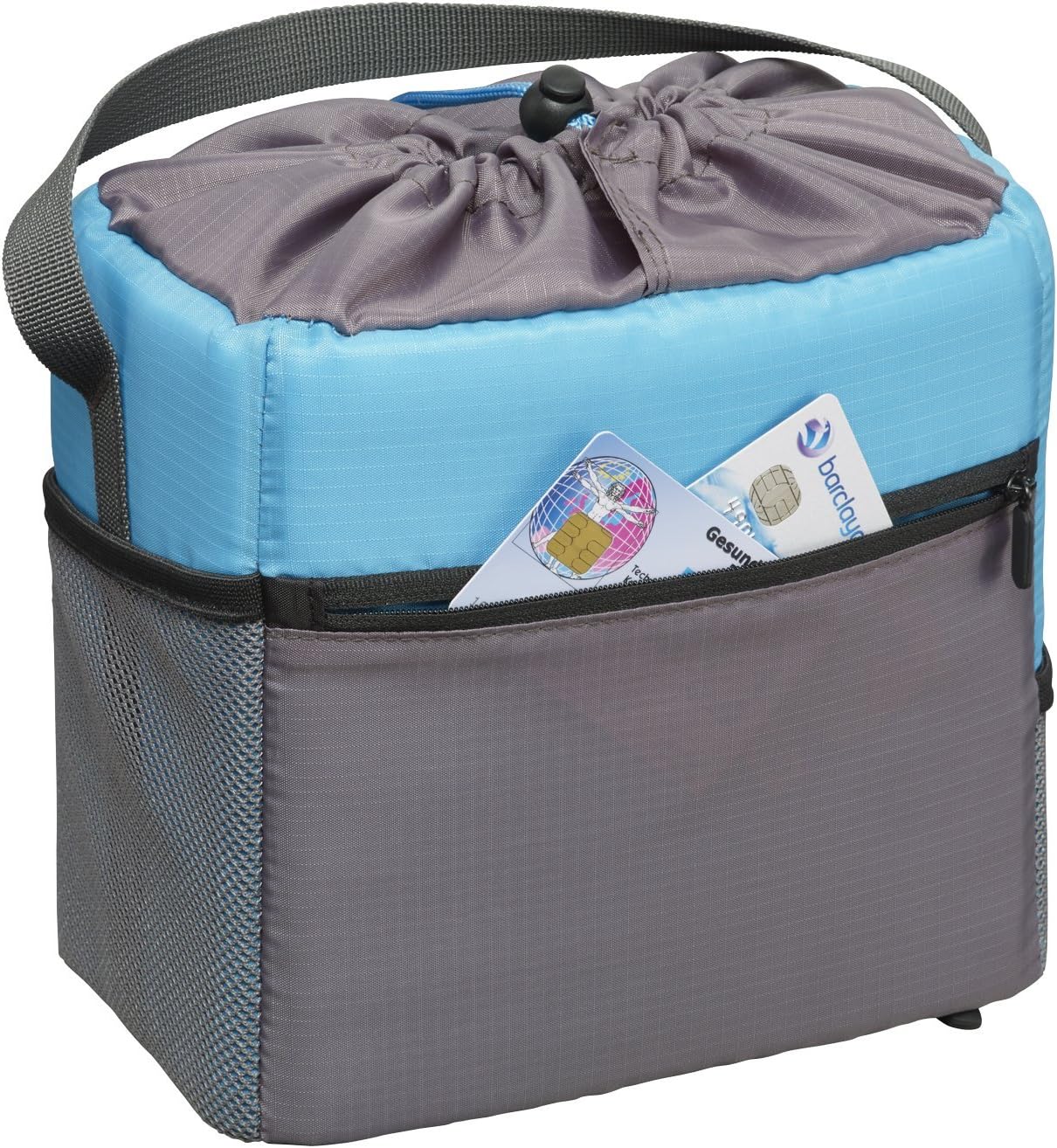 Cullmann 98610 AMERA CONTAINER Medium cyan/grey protection bag bag for schock protection of a medium-sized CSC and DSLR equipment - Image 4