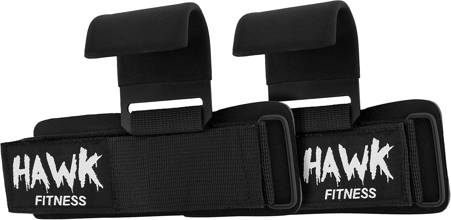 Weight Lifting Hooks Grips with Wrist Wraps & Straps Powerlifting Weightlifting Gloves Grip & Wrist Support for Deadlifts & Everyday Gym Workout : Sports & Outdoors