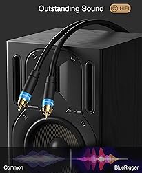 BlueRigger RCA Audio Subwoofer Cable