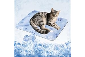 PETMARKET Dog Cooling Mat, Cooling Mat for Dogs & Cats, Provides Instant Relief for Small, Medium, Large Dogs, Washable, Non-Slip Design, Perfect for Hot Summer Days to Keep Pets Comfortable (S 16''*20'')