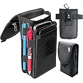 Dual Phone Holster with Belt Clip,Large Belt Smartphone Pouch for Men,Tactical Waist Cellphone Holder,Multi-Function Compatibility Mobilephone Case for Daily Use,Outdoor Activity,Hiking,Camping