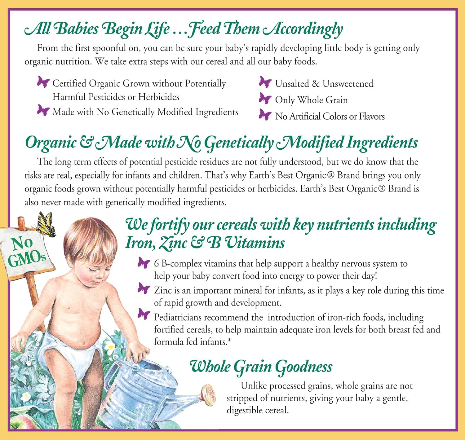 best grains for baby