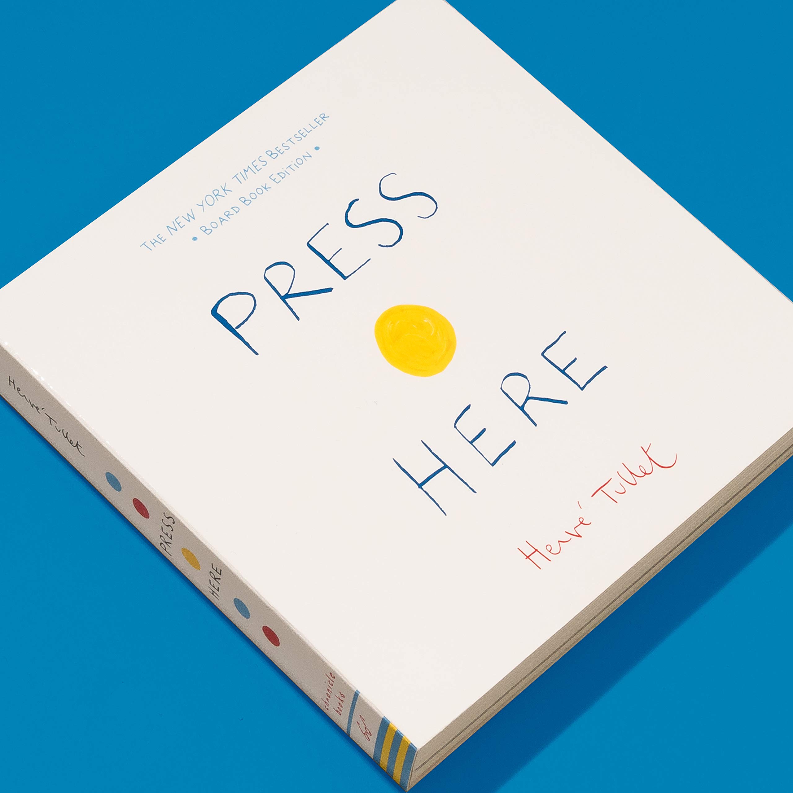 Press Here: Board Book Edition (Herve Tullet)