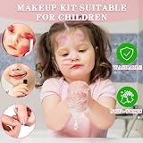 GOLMUD 66 Pcs Kids Makeup Set Portable Stand for Girls 3-12 Years view 4
