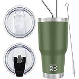 WETOWETO 30oz Stainless Steel Tumbler, Insulated