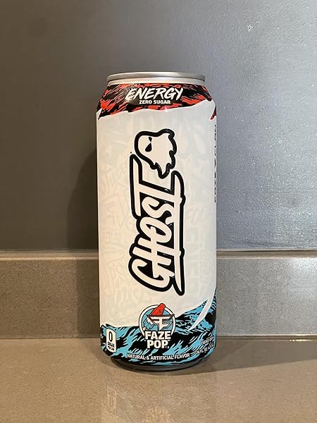 GHOST ENERGY X FAZE CLAN (FAZE POP) – PERFORMANCE ENERGY DRINK – SINGLE 16OZ CAN – ENERGY & FOCUS – NO ARTIFICIAL COLORS – 200MG OF NATURAL CAFFEINE, L-CARNITINE & TAURINE – GLUTEN-FREE & VEGAN