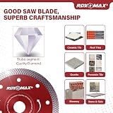RDXMAX 115mm Diamond Cutting Disc Super Thin for Angle Grinder Porcelain view 2