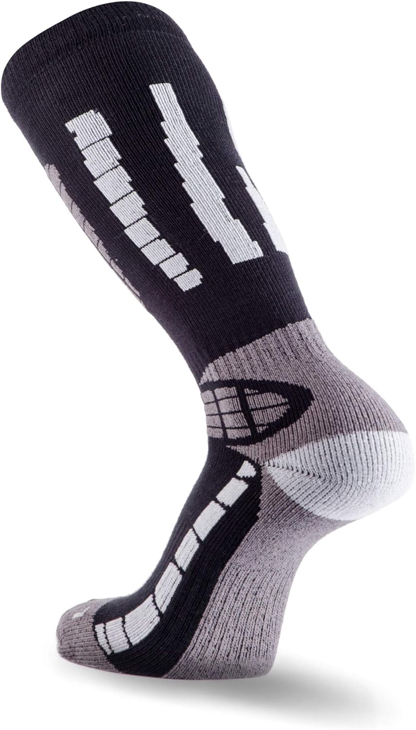 Pure Athlete Youth Ski Socks - Merino Wool Children Skiing/Snowboard Sock - Junior OTC Ski Socks : Clothing
