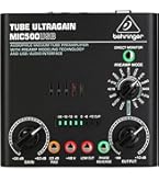 Amazon.com: Behringer ULTRAGAIN PRO MIC2200 Audiófilo Tubo de