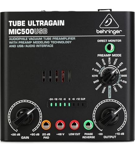 Amazon.com: ART Tube MP Studio V3 Preamp/DI Box : Musical Instruments