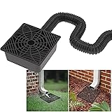 Upgraded Gutter Downspout Extensions Flexible, No