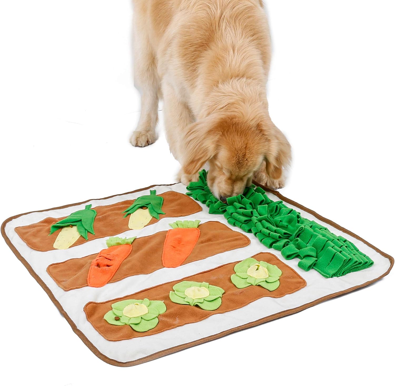 Dog Snuffle Mat Nosework Training Treat Puzzle Toy, Dog Puzzle Feeder